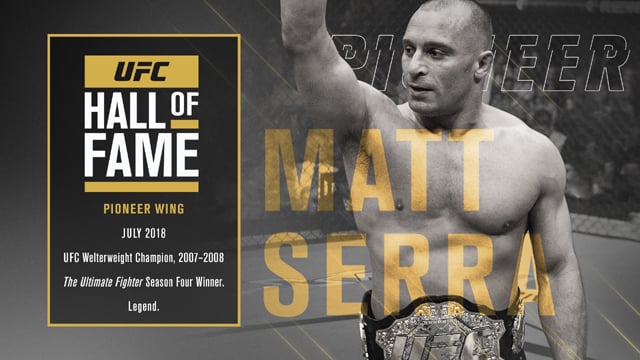 Matt Serra UFC Hall of Fame