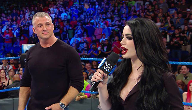 Paige Shane McMahon Smackdown 41018
