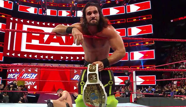 Seth Rollins WWE Raw 43018