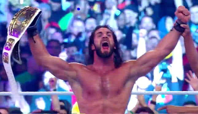 Resultado de imagen para seth rollins wrestlemania 34