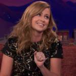 Jenna Fischer Interviewed In A Towel On Jimmy Kimmel Live After ...