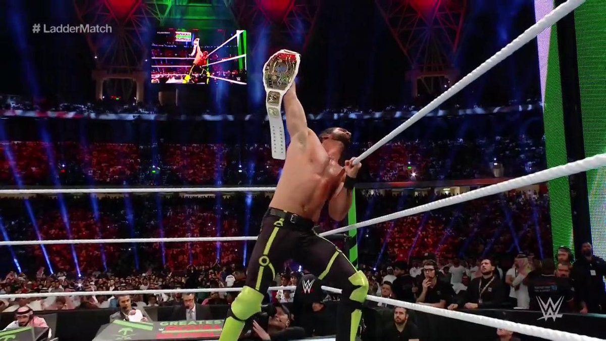 Seth Rollins Wins IC Title Ladder Match At Greatest Royal Rumble (Pics