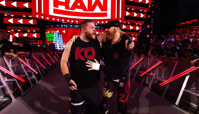 Kevin Owens Sami Zayn WWE Raw 51418