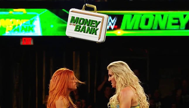 Becky Lynch fixes a problem in her program with Charlotte Flair