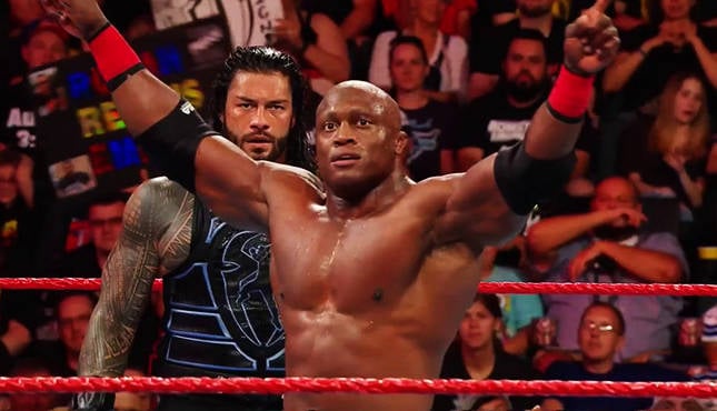WWE Bobby Lashley Roman Reigns Raw 61818