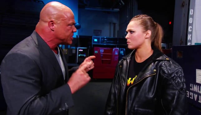 Kurt Angle Ronda Rousey Raw 61818