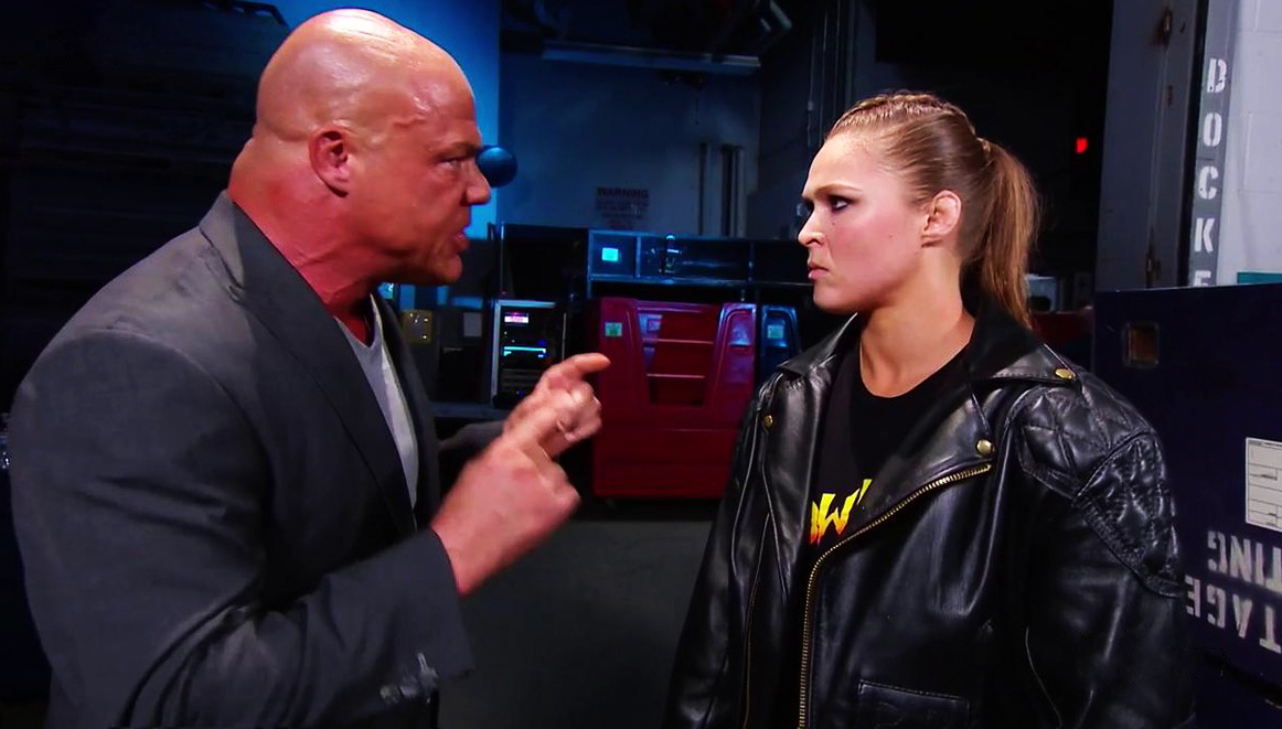 Kurt Angle Thinks Ronda Rousey Didn’t Initially Understand Aspect Of WWE Fans