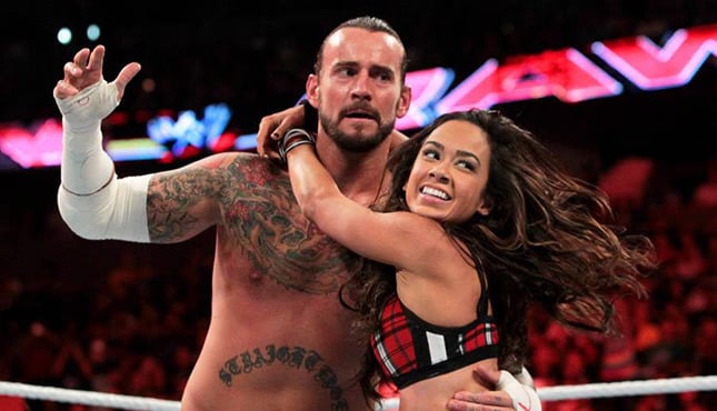 AJ Lee Watches CM Punk's AEW Debut, AJ Trends on Twitter