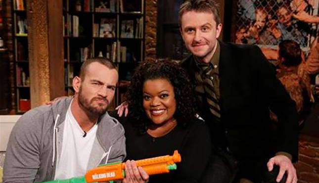 Talking Dead Chris Hardwick CM Punk Yvette Nicole Brown