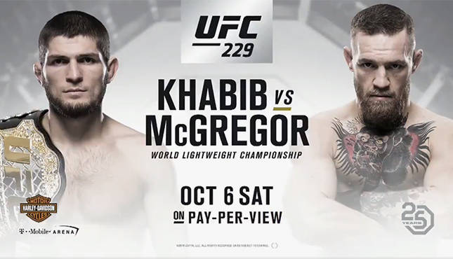 Conor McGregor Khabib Nurmagomedov UFC 229