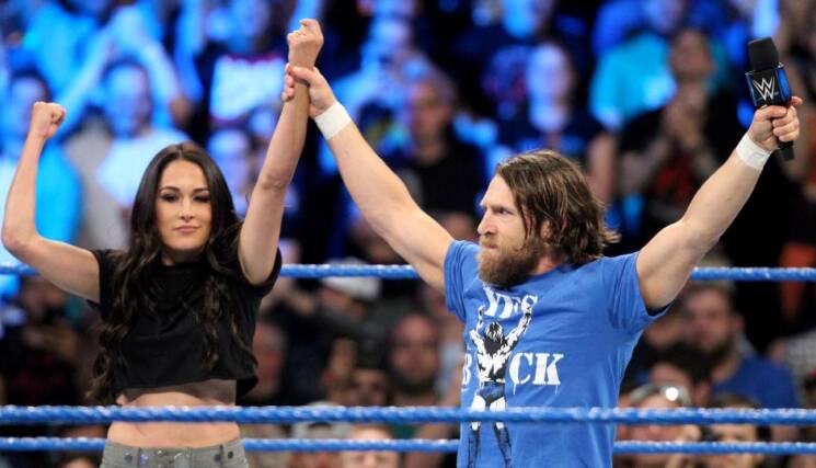Daniel Bryan Brie Garcia Bella Smackdown 82118