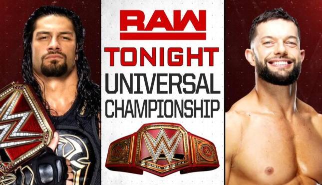 Roman Reigns Finn Balor RAW