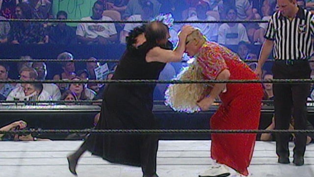 Pat Patterson vs. Gerald Brisco Hardcore Evening Gown Match