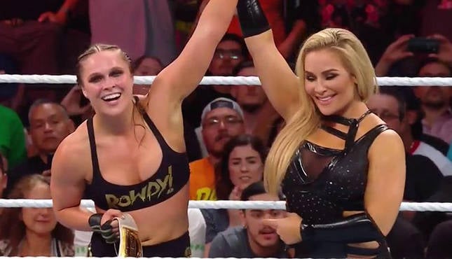 Ronda Rousey Natalya WWE Hell in a Cell