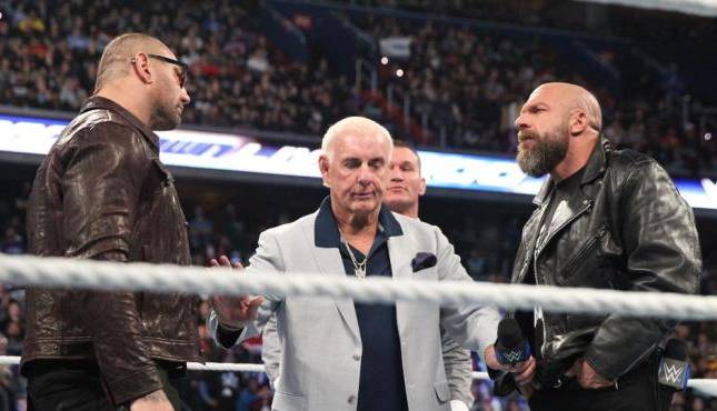 Batista Triple H Evolution WWE Smackdown 101618