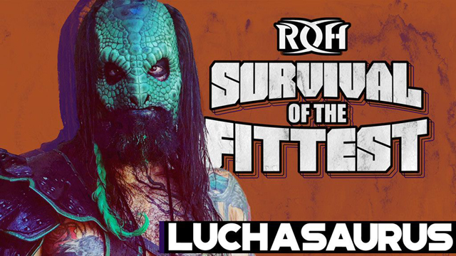 LUCHASAURUS ROH Bar Wrestling