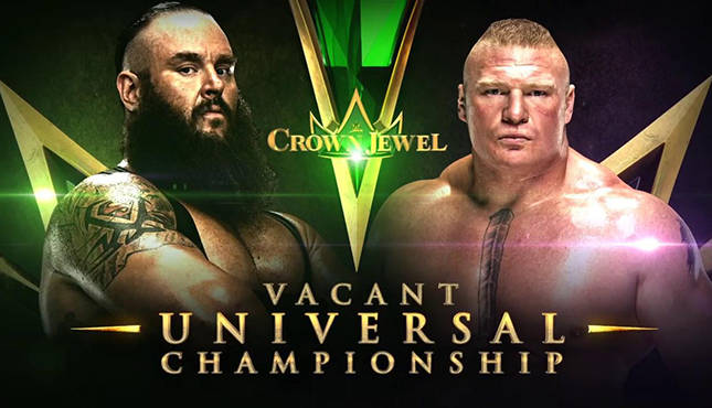 Roman Reigns Braun Strowman WWE Crown Jewel