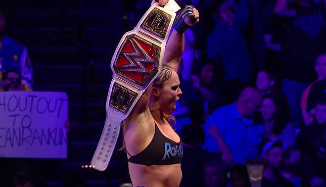Ronda Rousey WWE Evolution