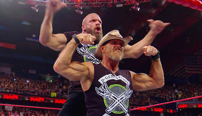 Shawn Michaels Triple H D-Generation X Raw 10818