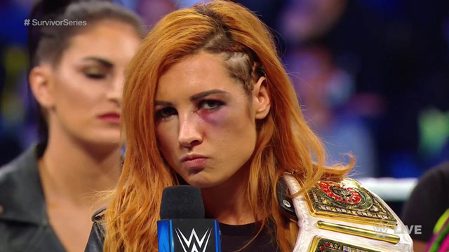 Top WWE star Becky Lynch has arm ripped open during brutal