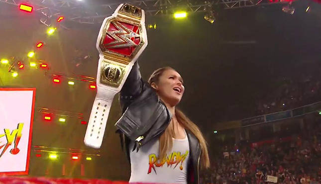 Ronda Rousey Raw 11-5-18, WrestleMania 35