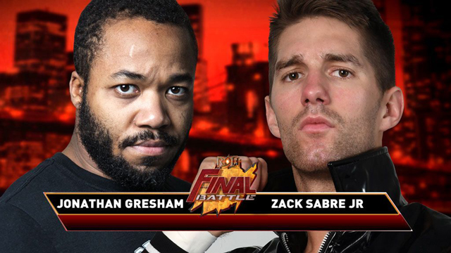 ROH Final Battle Jonathan Gresham vs. Zack Sabre Jr.