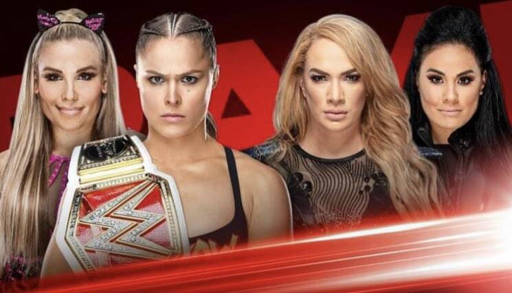 RAW WWE Ronda Rousey Natalya Tamina Nia Jax