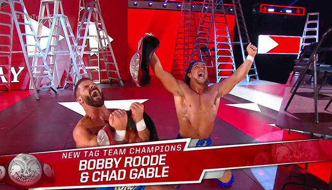 Chad Gable Bobby Roode RAW 12-10-18