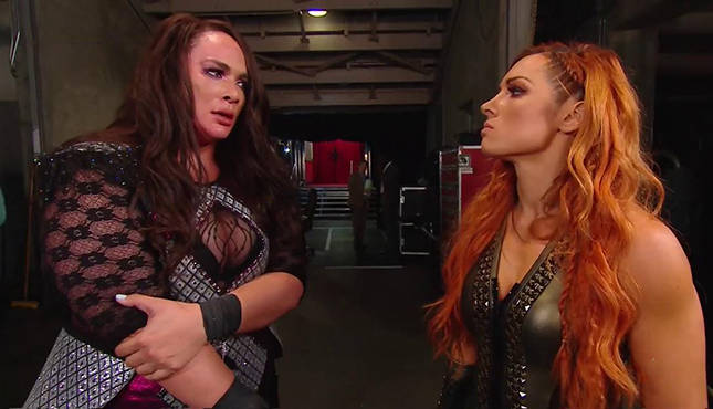 Nia Jax Becky Lynch TLC