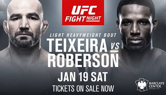 UFC Fight Night 143 Glover Teixeira Karl Roberson