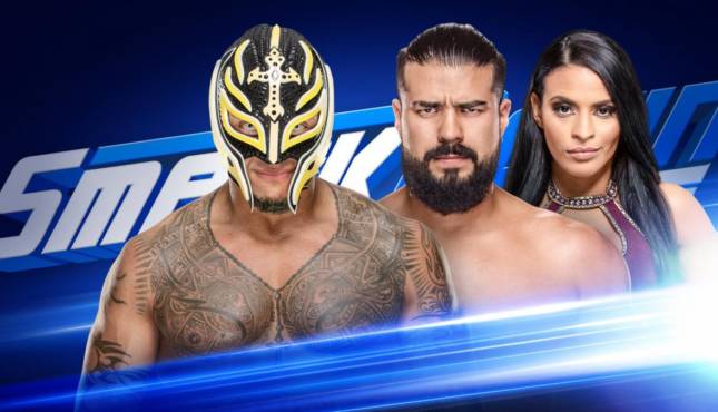 Rey Mysterio Andrade Cien Almas Smackdown Live