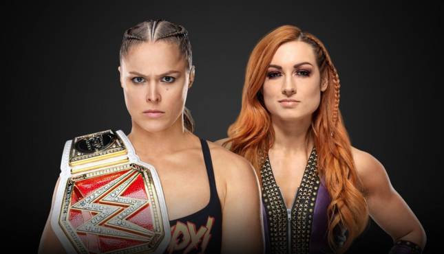 Wrestlemania Ronda Rousey Becky Lynch