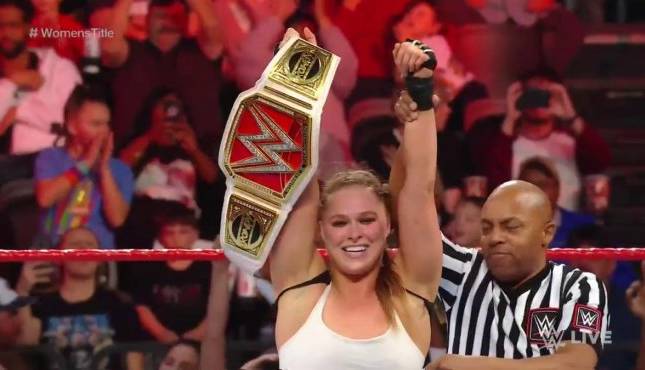Ronda Rousey WWE Raw 2-18-19