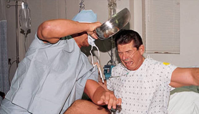 Steve Austin Vince McMahon Bedpan WWE Raw