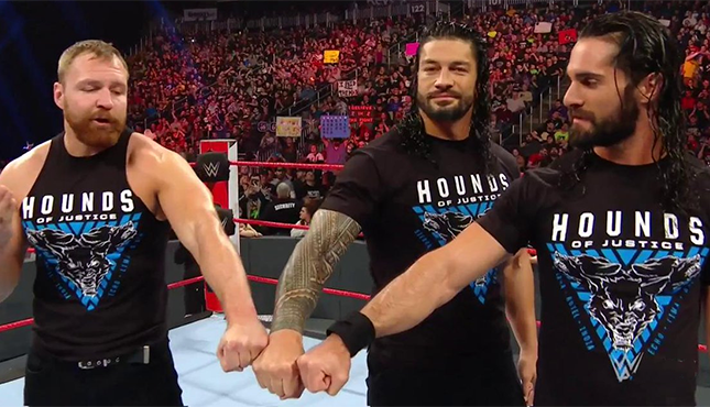 The Shield wwe Raw 31119 Roman REigns Dean AMbrose