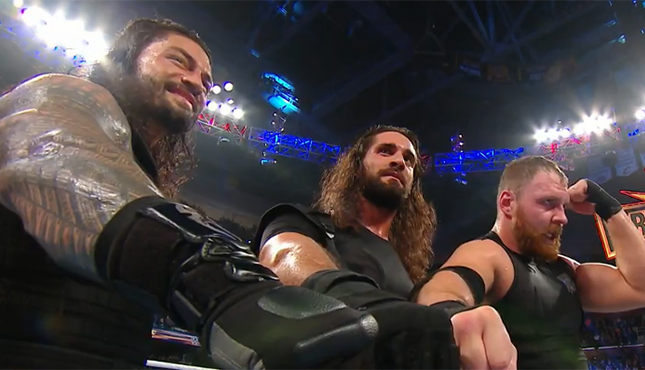 Seth Rollins The Shield WWE Fastlane Baron Corbin