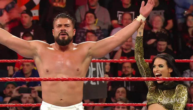 Andrade Raw 4-15-19