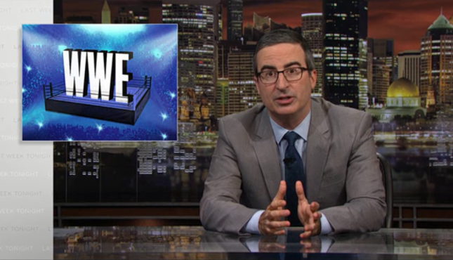 John Oliver WWE Last Week Tonight