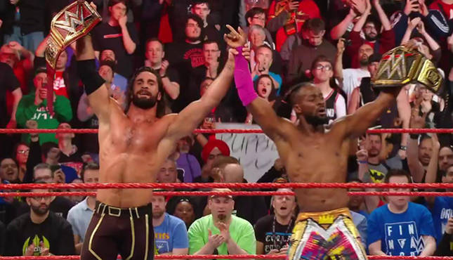 Kofi Kingston Seth Rollins Raw 4-8-19