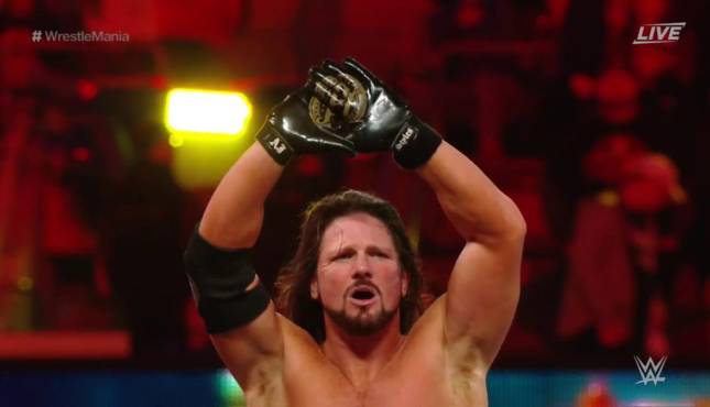 AJ Styles WrestleMania 35