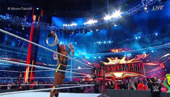 Becky Lynch WWE WrestleMania 35