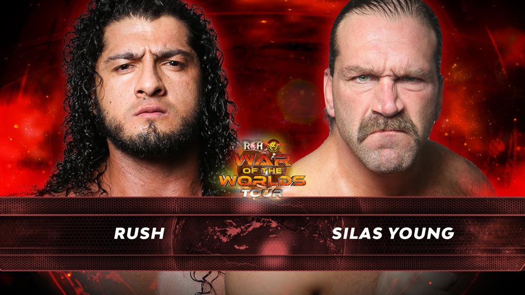 Rush Vs Silas Young Added To Roh War Of The Worlds 411mania