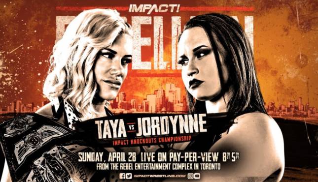 Impact Wrestling Rebellion Taya Valkyrie Jordynne Grace