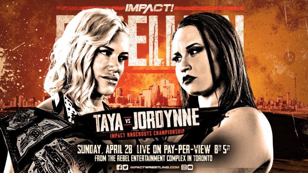 Taya Valkyrie vs. Jordynne Grace Added To Impact Wrestling Rebellion ...