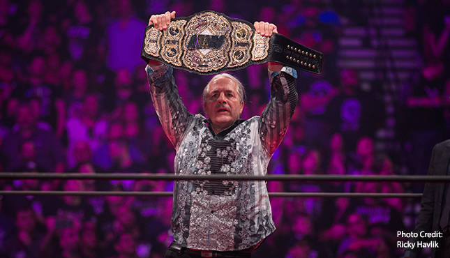 Bret Hart AEW Championship Double or Nothing