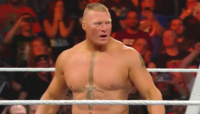 Brock Lesnar Returns, Wins Men's Money in the Bank Ladder Match (Pics ...