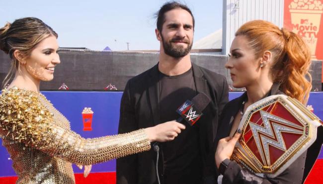Becky Lynch and Seth Rollins Publicly Romance Each Other Ahead of