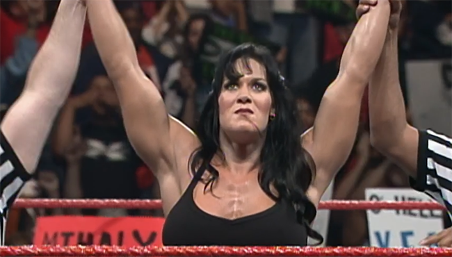 Oh man, we just saw Lita's boob! - When 4-time Women's Champion