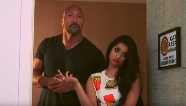 Lilly Singh The Rock