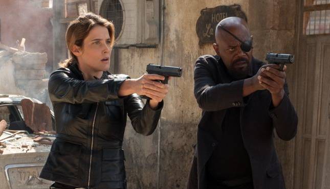 Nick Fury Maria Hill Spider-Man Far From Home